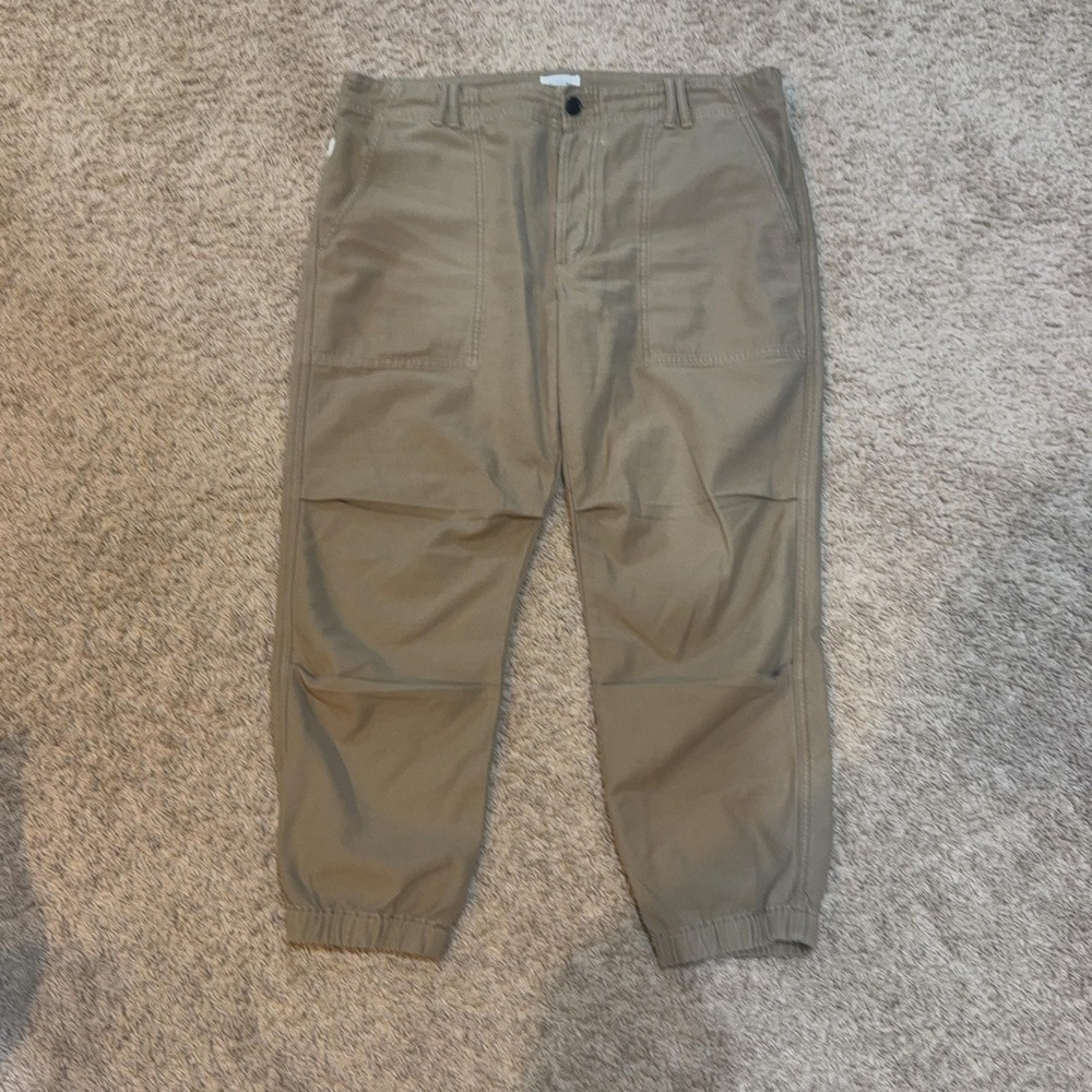 Citizens Of Humanity Pants Mens 32x25 Green Jogger Relaxed Fit Canvas Casual